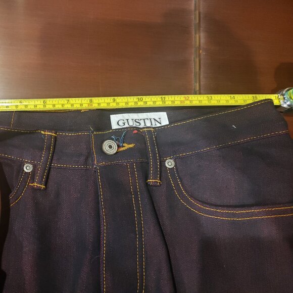 Gustin Japan Red Fire Selvedge Denim Jeans - Picture 5 of 12